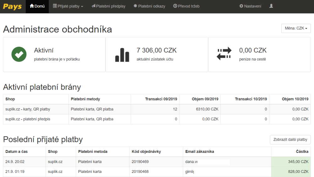 Platební brána Pays: moderní a pohodlné placení pro zákazníky